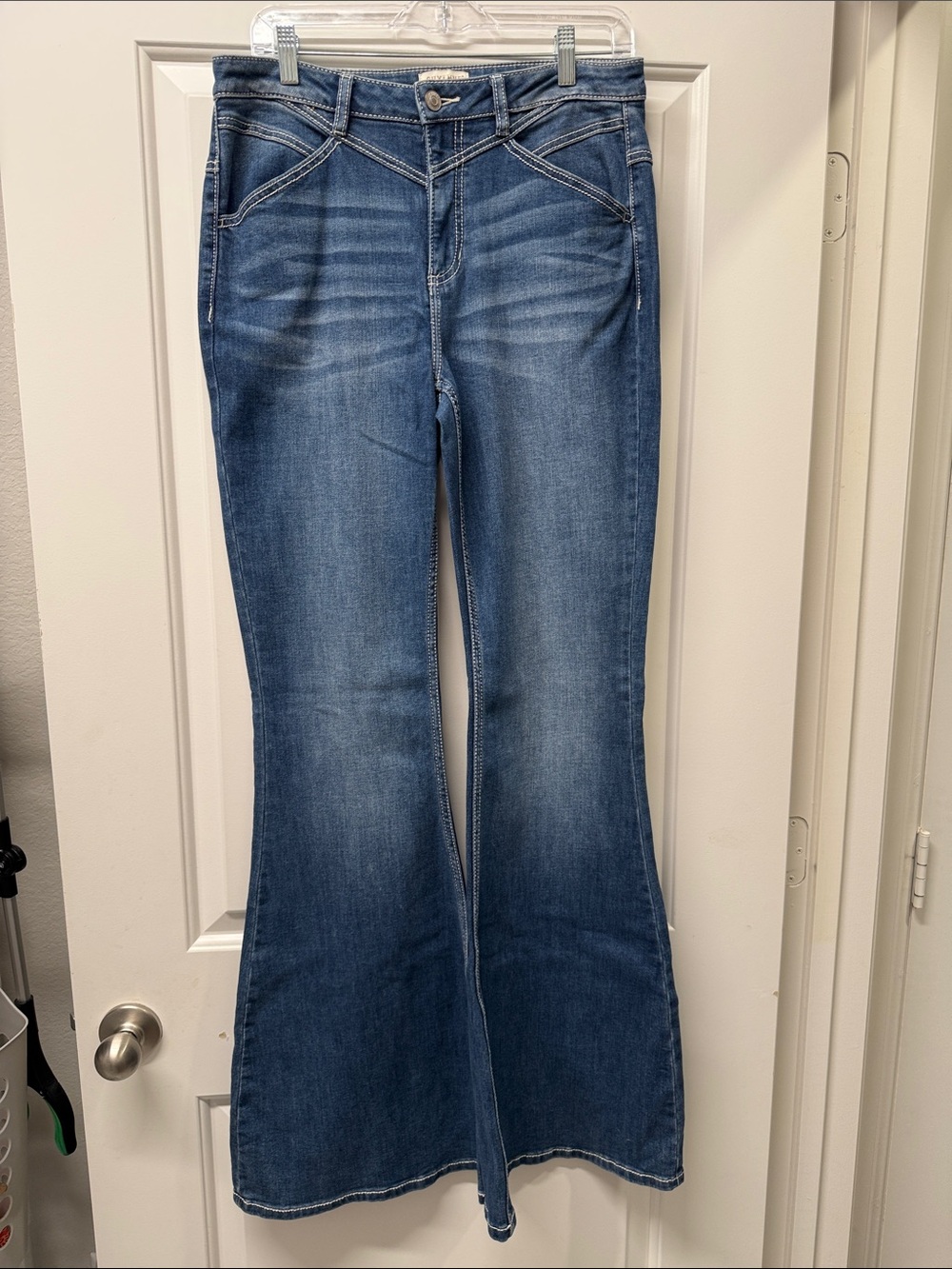 Shyanne Medium Blue Flare Jeans